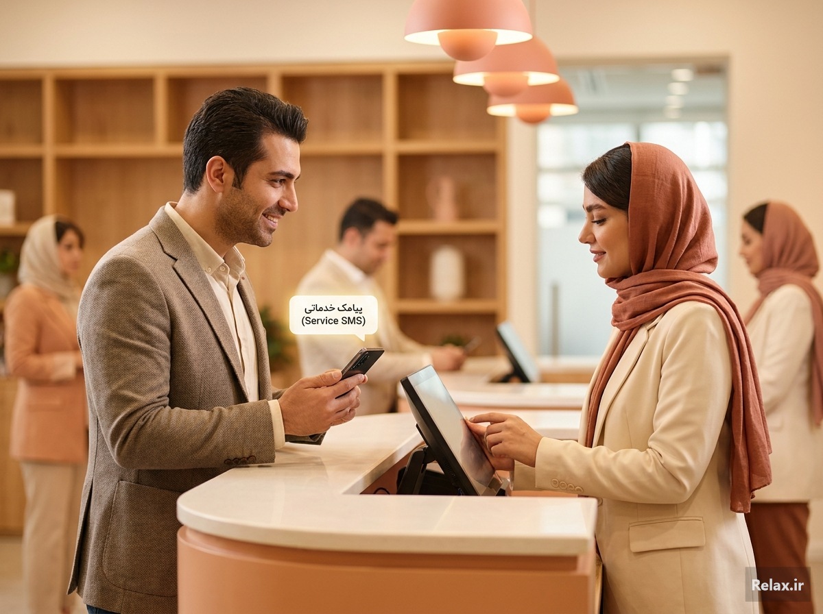 پیامک خدماتی چیست و چه زمانی باید برای مشتری ارسال شود؟