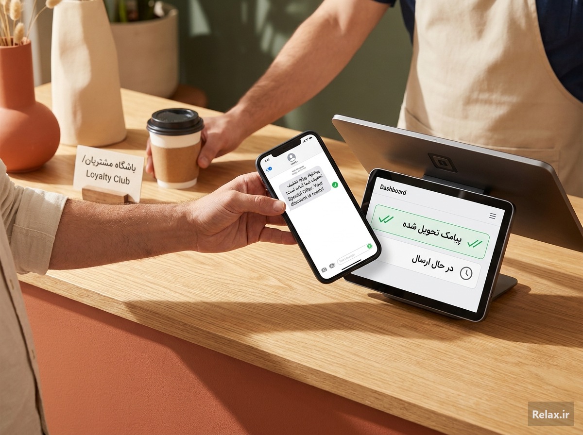 بررسی وضعیت‌های تحویل، در راه و عدم تحویل پیامک